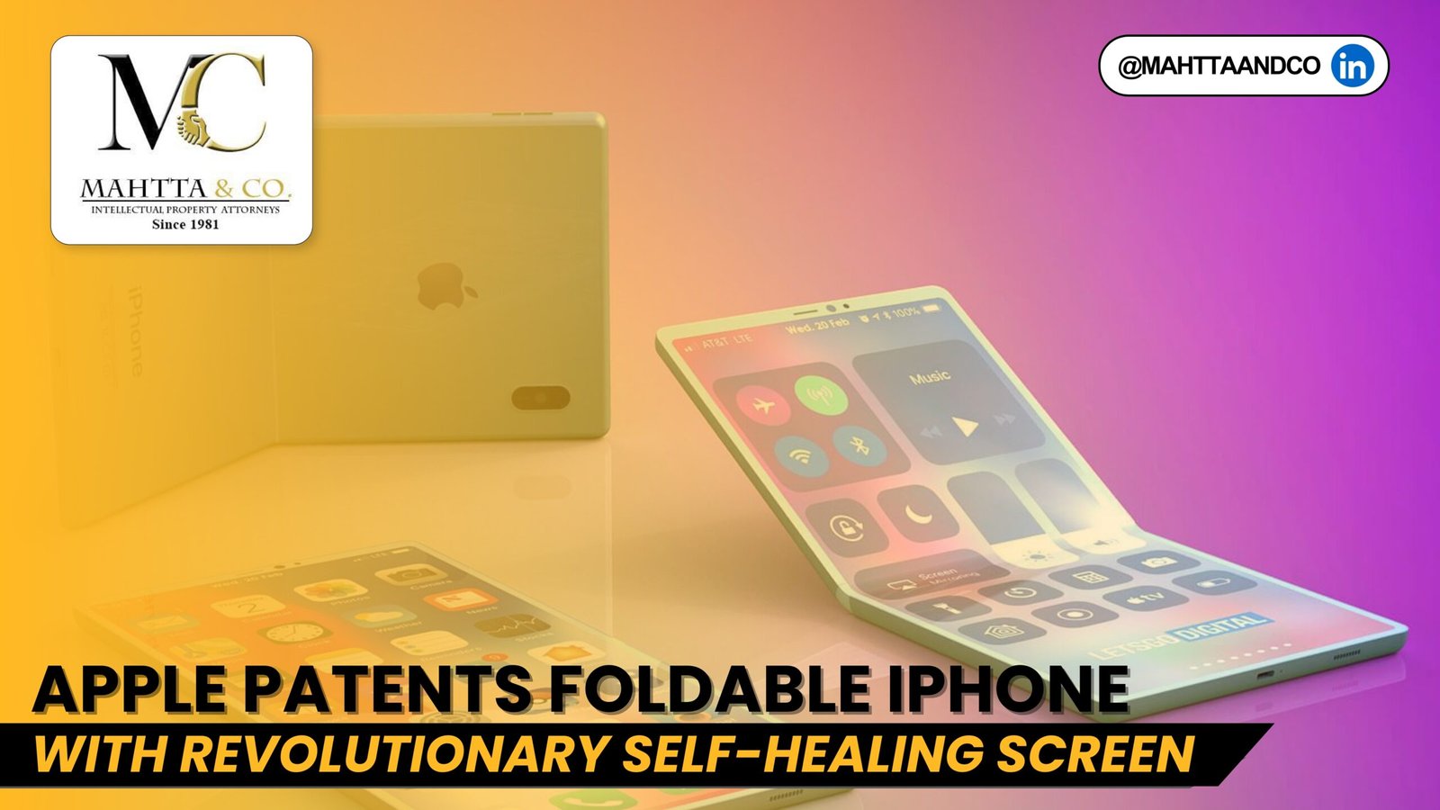 Read more about the article Apple Patents Foldable iPhone with Revolutionary Self-Healing Screen